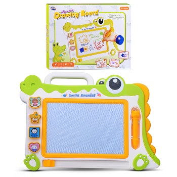 Доска для рисования "Рисуй с крокодильчиком" в коробке