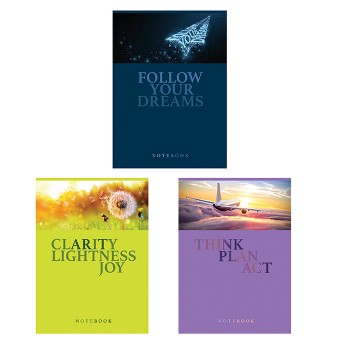 Тетрадь 80л. клетка А4 S "Думай, планируй, действуй!" стандарт