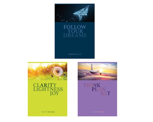 Тетрадь 80л. клетка А4 S "Думай, планируй, действуй!" стандарт