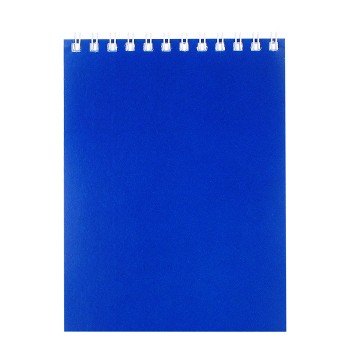 Блокнот 40л. А6 клетка, гребень ML Корпоратив-синий