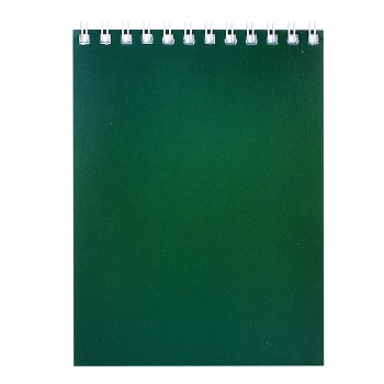 Блокнот 40л. А6 клетка, гребень ML Корпоратив-зеленый