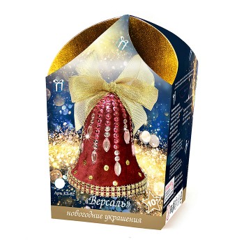 Набор для творчества колокольчик "Версаль" (красный)