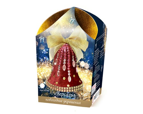 Набор для творчества колокольчик "Версаль" (красный)