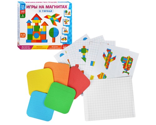 Магнитная мозаика "В городе"