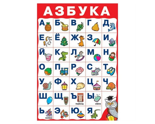 Плакат. Азбука №2.