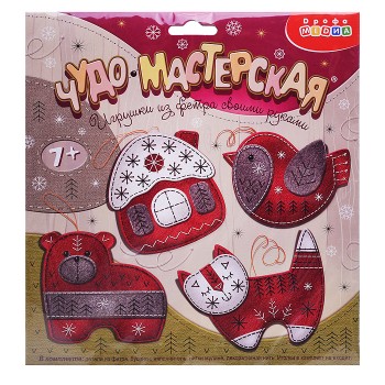 Игрушка из фетра своими руками. Новогодние игрушки - 2