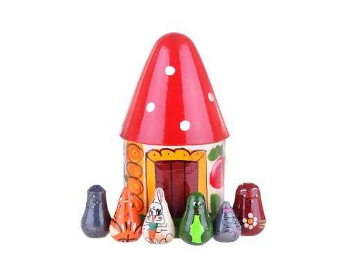 Пальчиковый театр Теремок-6 шт./в футляре