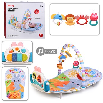 Коврик развивающий "Веселые мелодии" в коробке