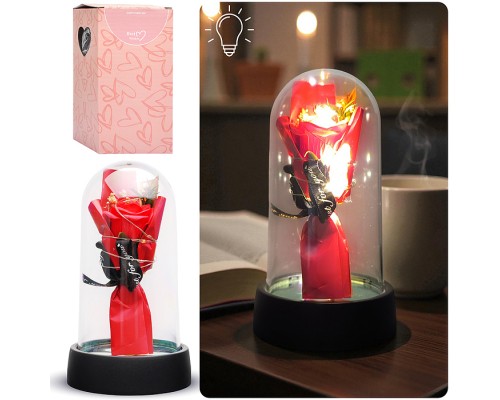 Светильник "Букетик" в коробке (красный)