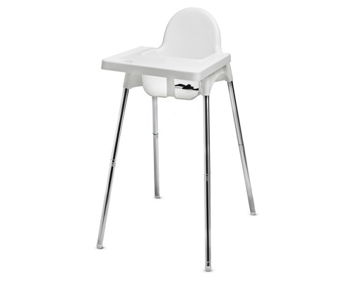 Стульчик для кормления, с разборными ножками, белый
