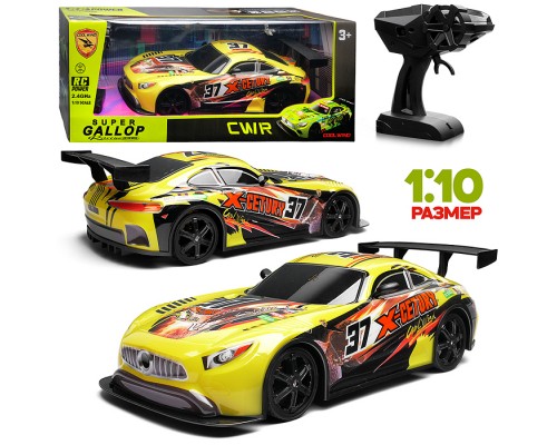 Машина "Спортивный стиль" на р/у, 27 MHz, в коробке