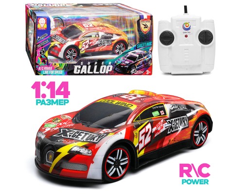 Машина "Супер дрифт" на р/у, 27 MHz, в коробке