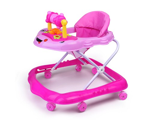 Ходунки "Веселая карусель" (цвет розовый)