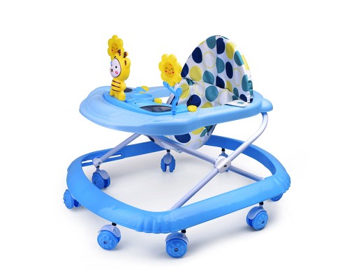 Ходунки "Пчелка и цветы" (цвет голубой)