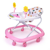 Ходунки "Цветочки" (цвет белый/розовый)