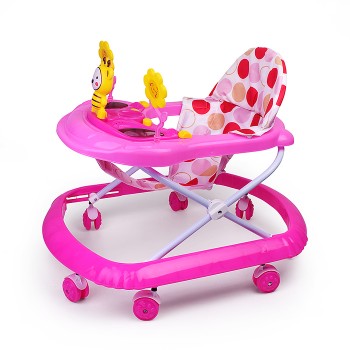 Ходунки "Пчелка и цветы" (цвет розовый)