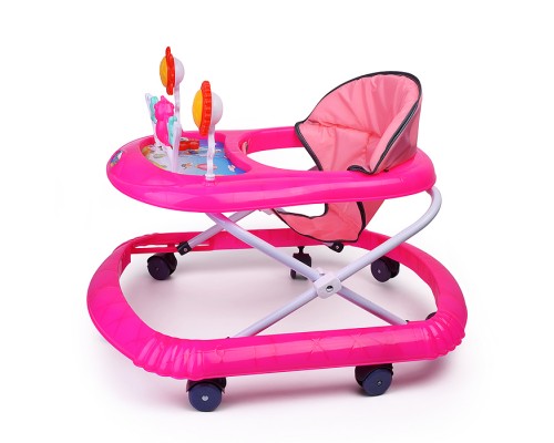 Ходунки "Веселые игрушки" (цвет розовый)