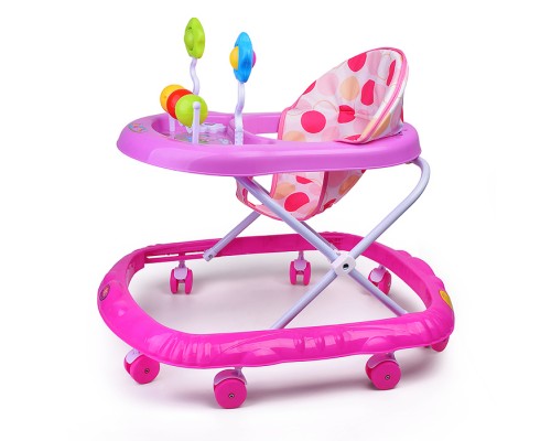 Ходунки "Любимые игрушки" (цвет розовый)