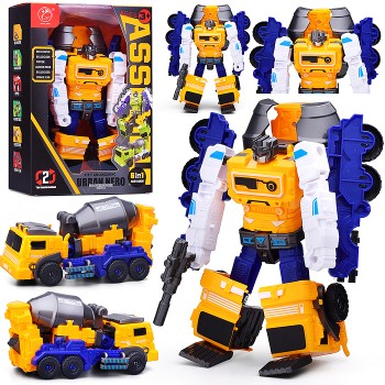 Робот трансформирующийся в цементовоз, в коробке