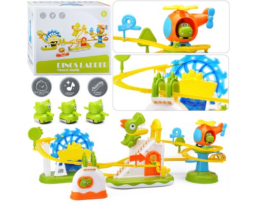 Игровой набор-трек "Динозавры поднимаются по лестнице" в коробке