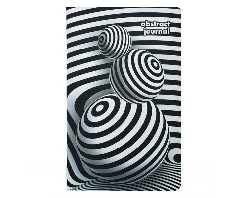 Записная книжка "Абстракция 1" (130х210мм, 56л, Софт тач с выб. УФ-лаком)