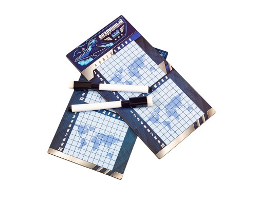 Игра настольная "Воздушный бой" в пакете с маркерами