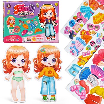 Игра магнитная "Одевашки. Алиса" Магнитные истории