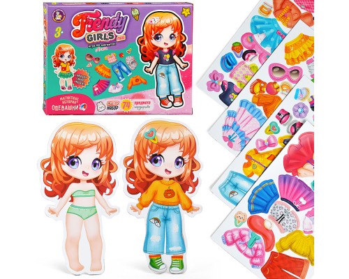 Игра магнитная "Одевашки. Алиса" Магнитные истории