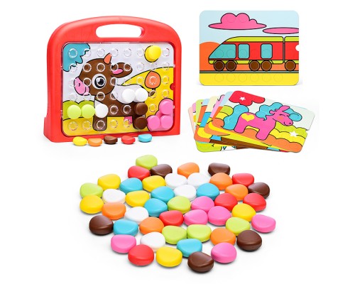 Моя первая мозаика ТИП 8 (48 фишек, 8 карточек, поле, чемодан)