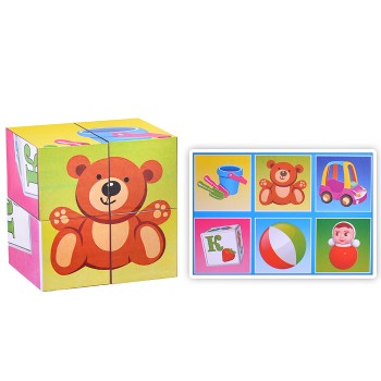 Кубики в картинках 34 "Игрушки"
