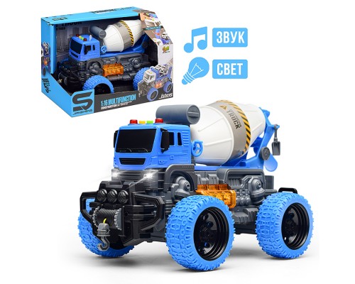 Машина "ГигантСтрой" 1:16 (свет, звук) в коробке