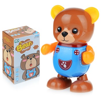 Развивающая игрушка "Медвежонок" на батарейках (свет/звук) в коробке