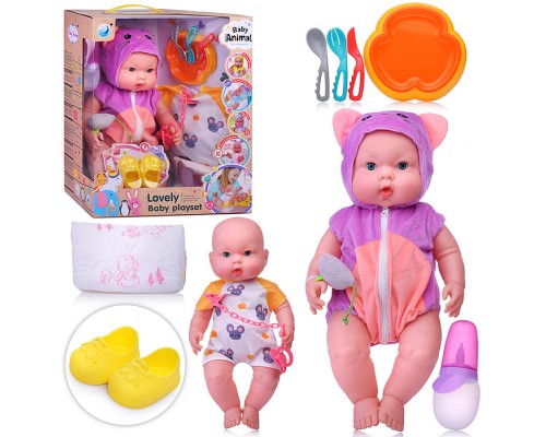 Пупс "Сашенька" с аксессуарами , в коробке