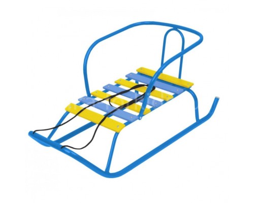 Игрушка. Санки детские "Ветерок 1+" (голубой)