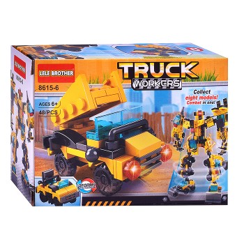 Конструктор "Строительная техника" в коробке