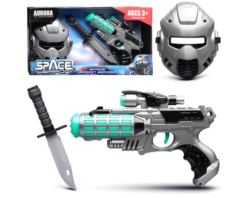 Набор оружия "Космический Солдат" (свет, звук) на батарейках, в коробке