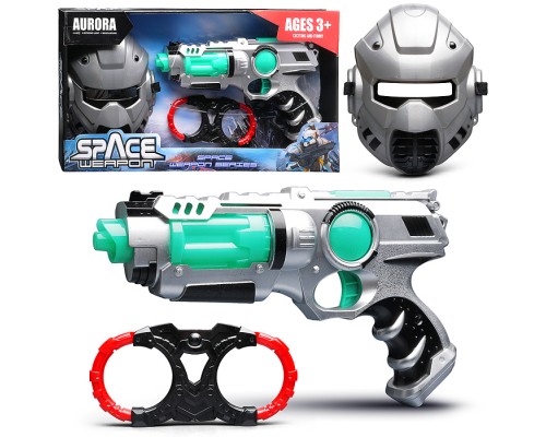 Набор оружия "Космо полиция" (свет, звук) на батарейках, в коробке