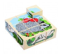 Кубики "Животные леса" (9)