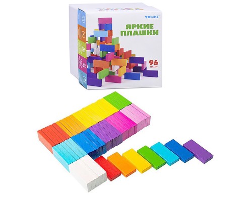 Конструктор "Яркие плашки" (96 дет.)