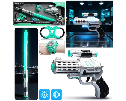 Набор оружия "Дуэль" (свет, звук) на батарейках, в коробке