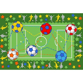 Ковер "Футбол" дет. 1х1,5 прямоугольный