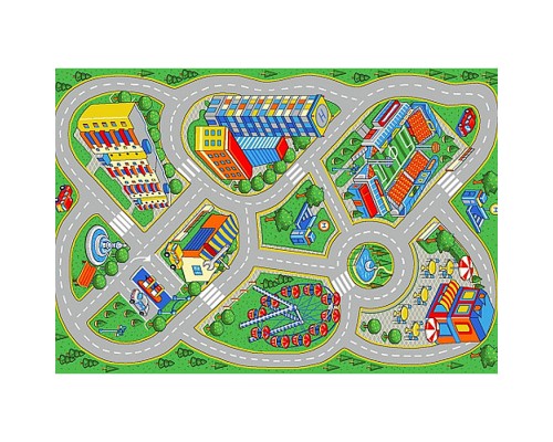 Ковер "Мегаполис" дет. 1х1,5 прямоугольный TPR (прорезиненный)