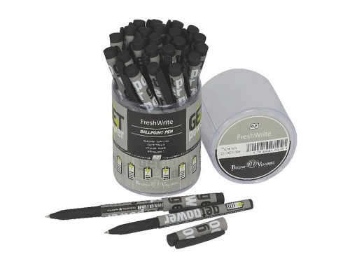 Ручка "FreshWrite. Start-Up. Get power" шариковая 0.7 мм, синяя