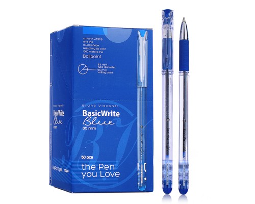 Ручка шариковая "BasicWrite" 0.5 мм, синяя