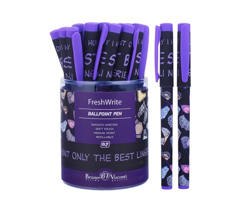 Ручка "FreshWrite. Дамские штучки. Ажур" шариковая 0.7 мм, синяя