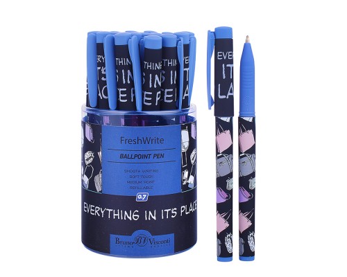 Ручка "FreshWrite. Дамские штучки. Сумочки" шариковая 0.7 мм, синяя