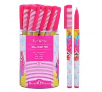 Ручка "FunWrite. Лиса с рюкзачком" шариковая, 0.5 мм, синяя