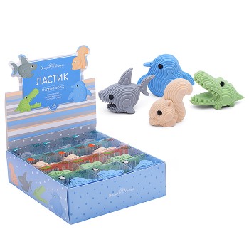 Ластик "HappyGraphix. Прикольные зверушки"