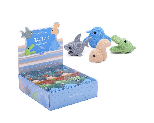 Ластик "HappyGraphix. Прикольные зверушки"