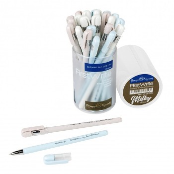 Ручка "FirstWrite.Milky" шариковая 0.5 мм, синяя (3 цвета корпуса)